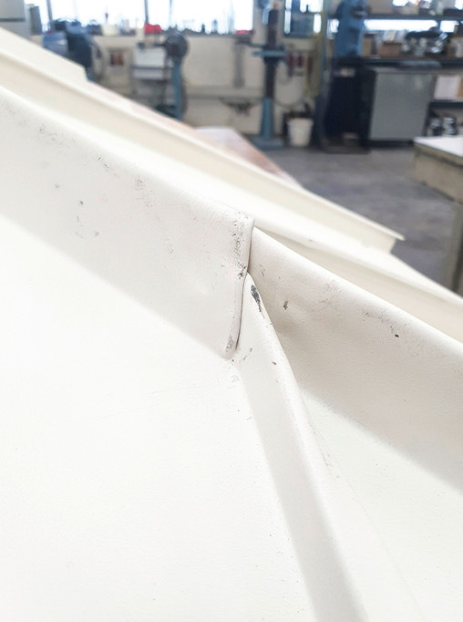 Kniffliges Detail: Die Scharen des Gaubendachs mussten stehend ­eingeführt werden