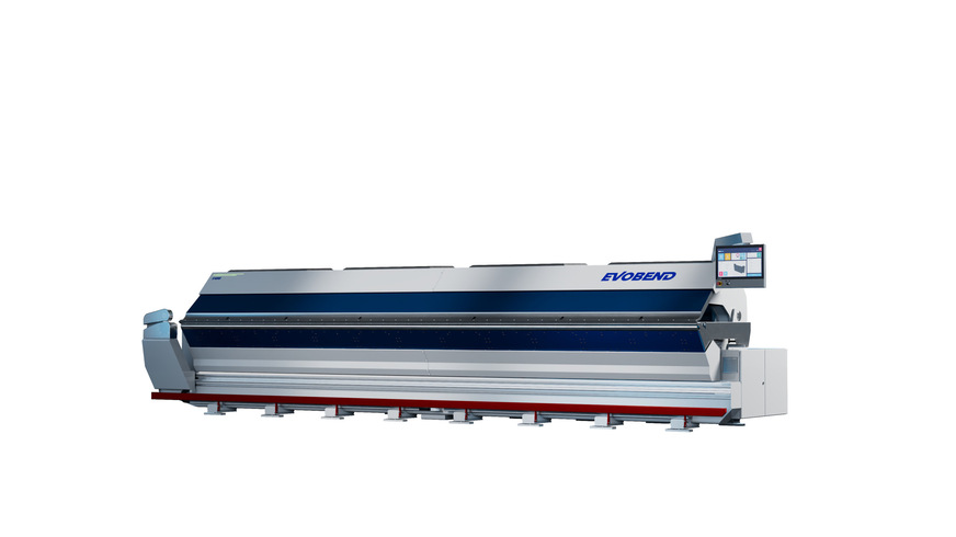 Das „S“ in der Bezeichnung der neuen Evobend Langabkantmaschinen steht für Single Bender oder zu Deutsch Einfach Bieger