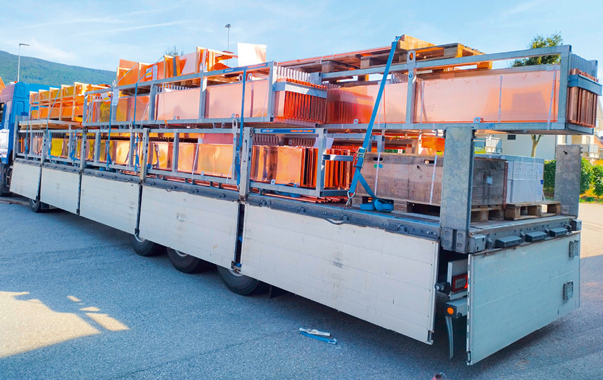 Die Bereitstellung diverser Scharen und Profile ist eine logistische Glanzleistung