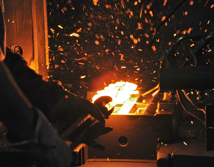 Blick in die Picard-Hammerschmiede