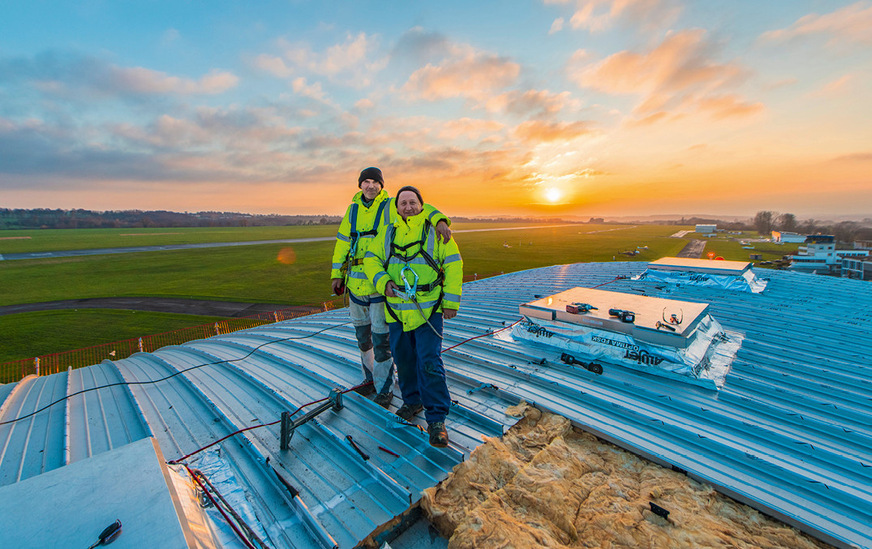 Stolz blicken die Fachhandwerker auf ihr Tagewerk