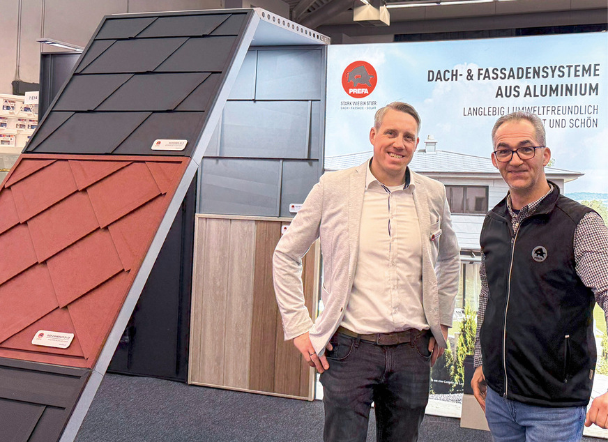 Die Prefa-Aluminiumprofis Stefan Kolodinski und René von den Driesch