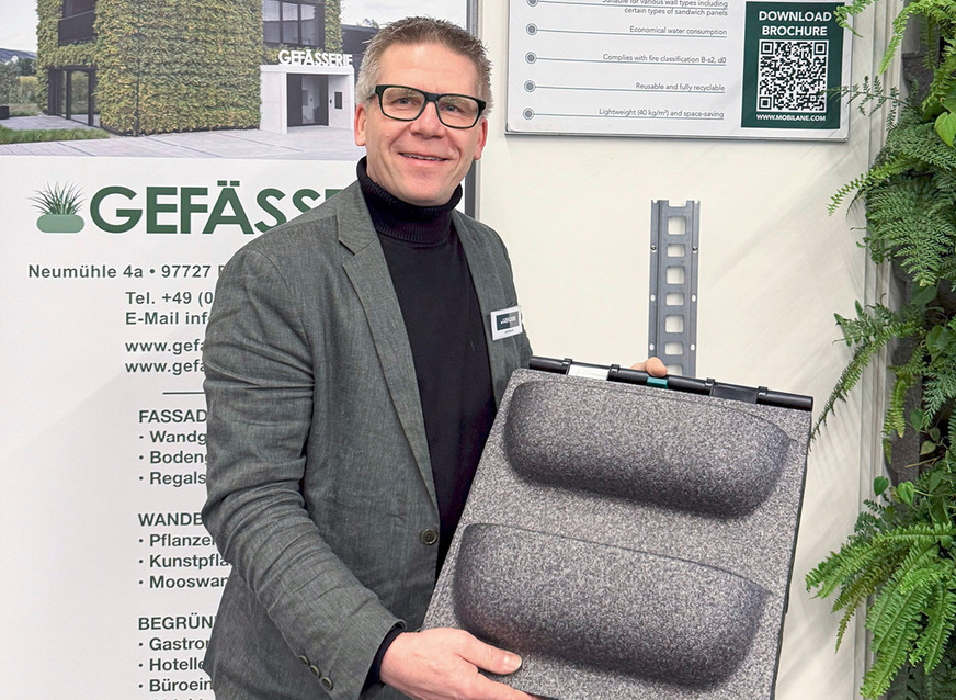 Achim Eillingsfeld von der Gefässerie ist zertifizierter Fachberater für Fassadenbegrünung