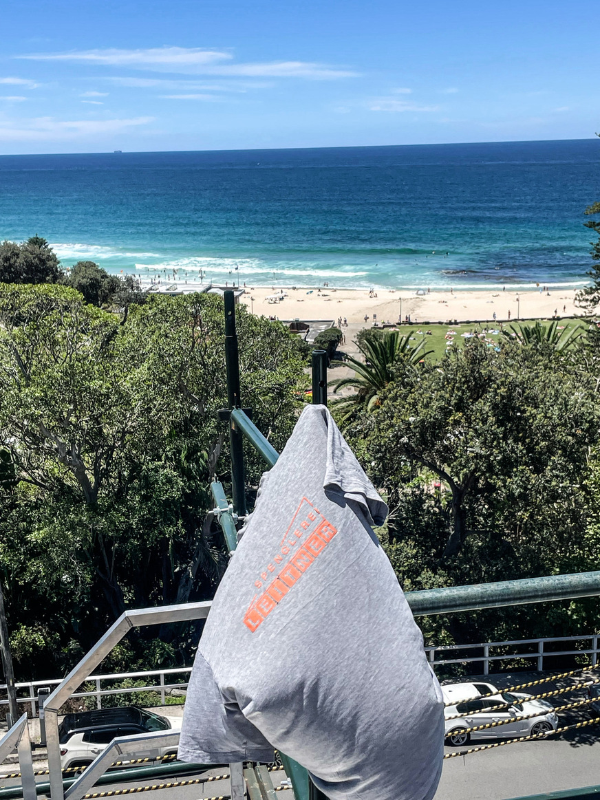 Arbeiten bei bestem Wetter