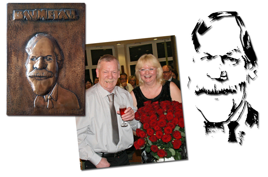 Annette und Manfred Haselbach, der BAUMETALL Chefredakteur von 1985 bis 2007 war