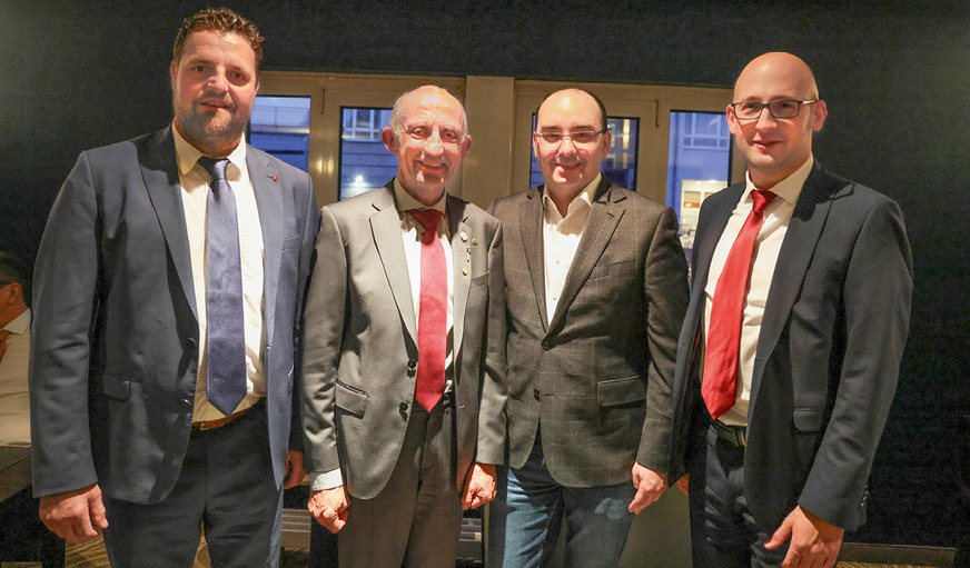 Michael Messerschmidt, Ulrich Leib, Kay Jonas und Michael Kober