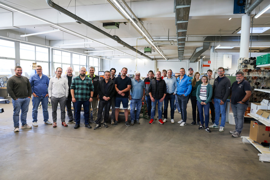 Baumetaller und Gastgeber in der Spengler-Werkstatt der Beat Brönnimann GmbH