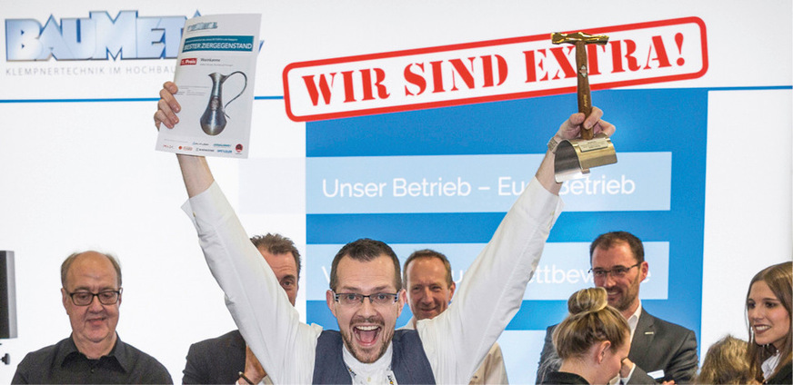 Ding gesichert: Steffen Schulze mit dem Meisterhammer