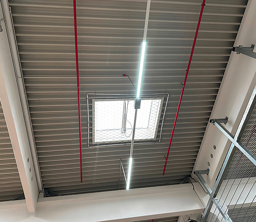 Einsatzbereit: Dome Light Protection an einem Dachser-Standort