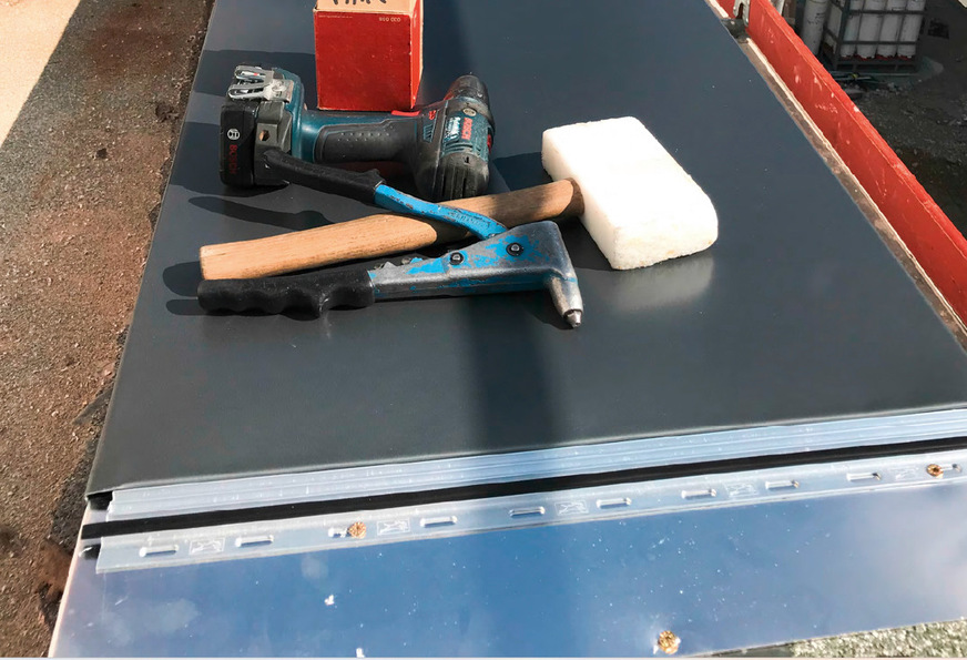 Diese Stoßausbildung sorgte durch Unebenheiten und falsches&nbsp;Gutachterverständnis beim ausführenden Spengler für schlaflose Nächte