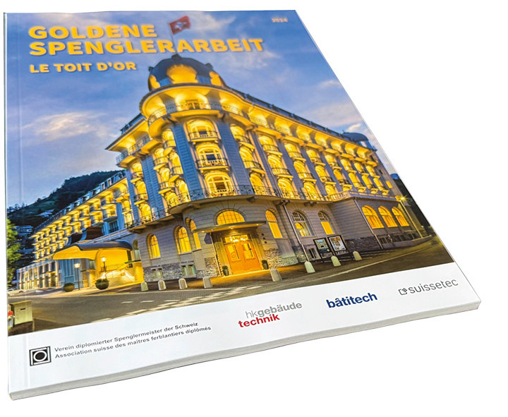 106 starke Druckseiten:&nbsp;Der VDSS-Sonderdruck zur&nbsp;Goldenen Spenglerarbeit 2024