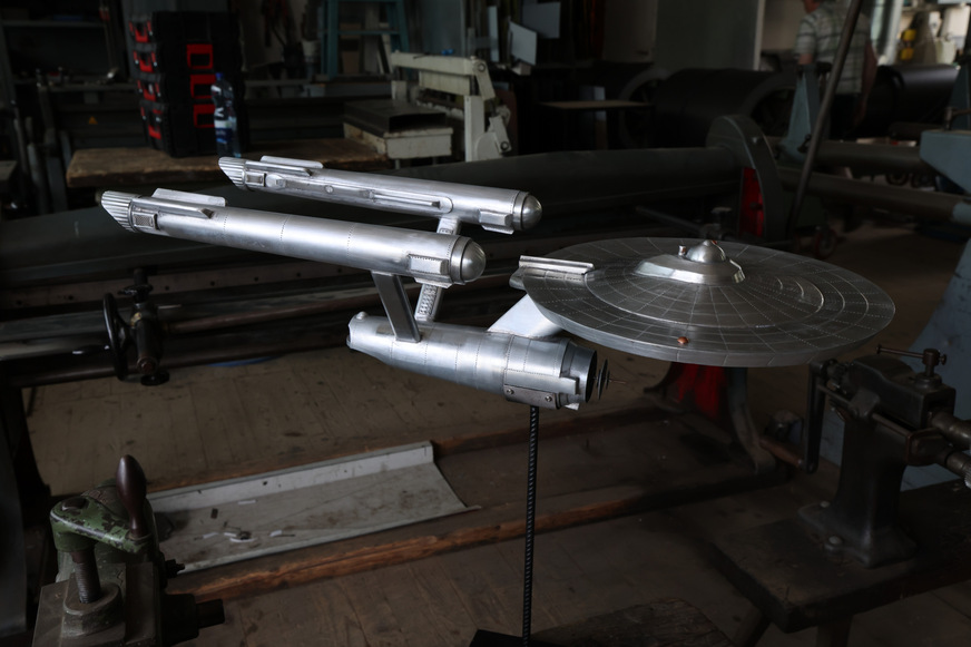 Die Titanzink-Enterprise in der Spenglerwerkstatt von Friedrich und Thomas Reinbold