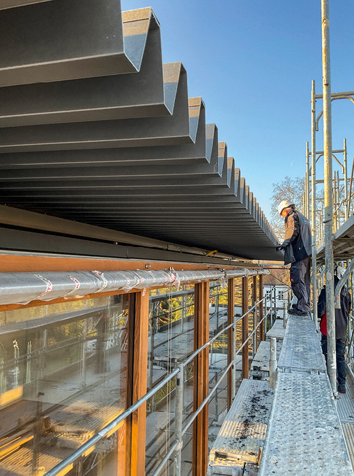 Der große Dachüberstand