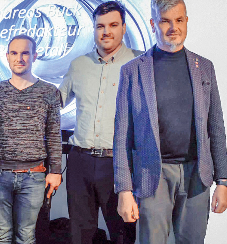 Drei der neuen SSI-Vorstände: Patrick Bertignoll, Dieter Syer und Marcel Messner