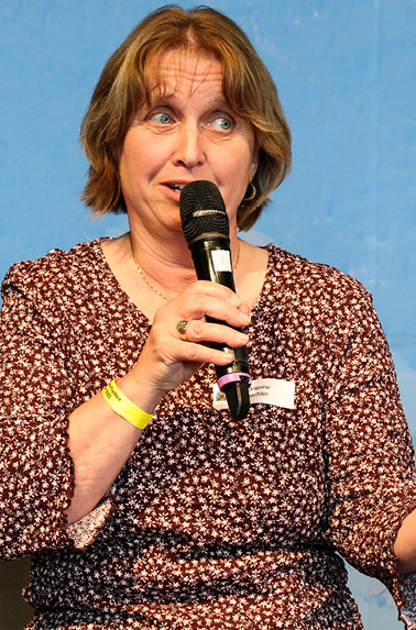 Eine der ersten Spenglermeisterinnen: Adrienne Fiechter (Prüfungsjahrgang 1997)