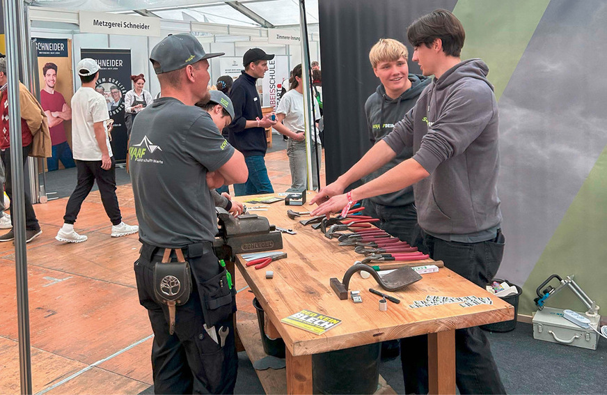 Messeeinsatz für das Handwerk: das Team Schaaf auf der „Hands up“