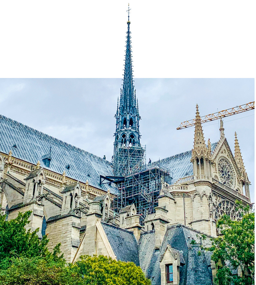 Die Arbeiten am Dach von Notre-Dame sind nahezu fertiggestellt