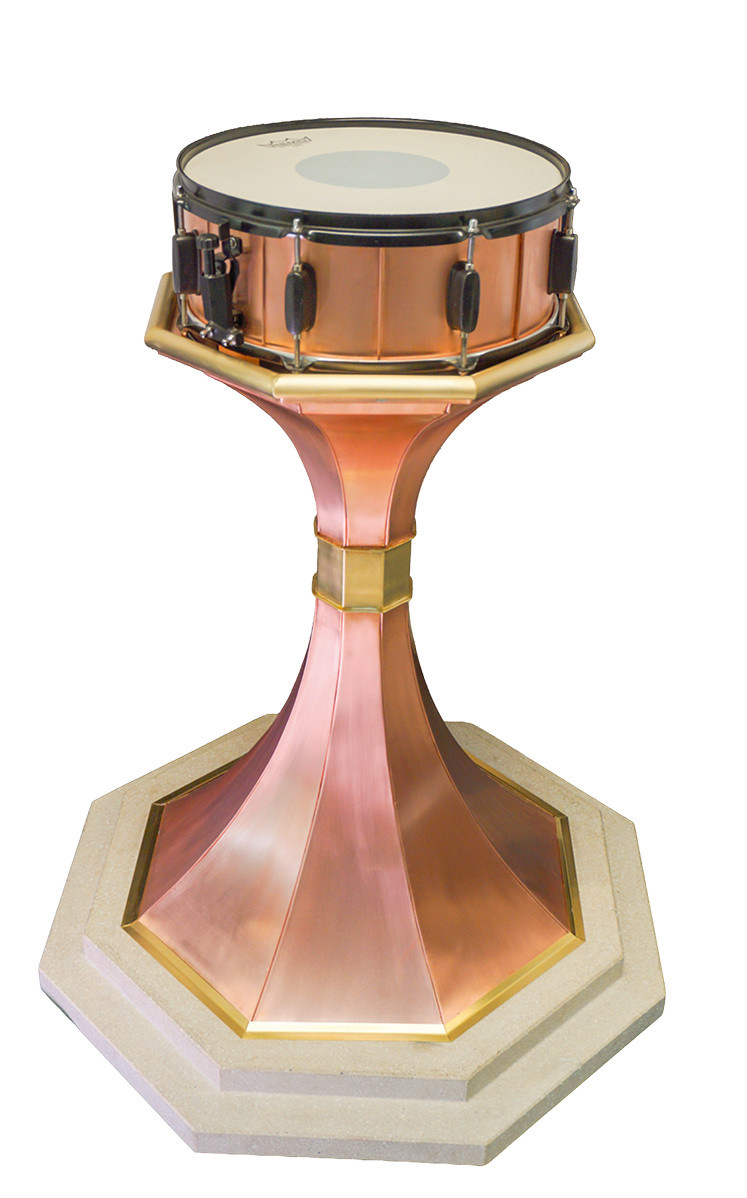 Meisterstück: Snaredrum und Trommelständer von Alexander Künstle