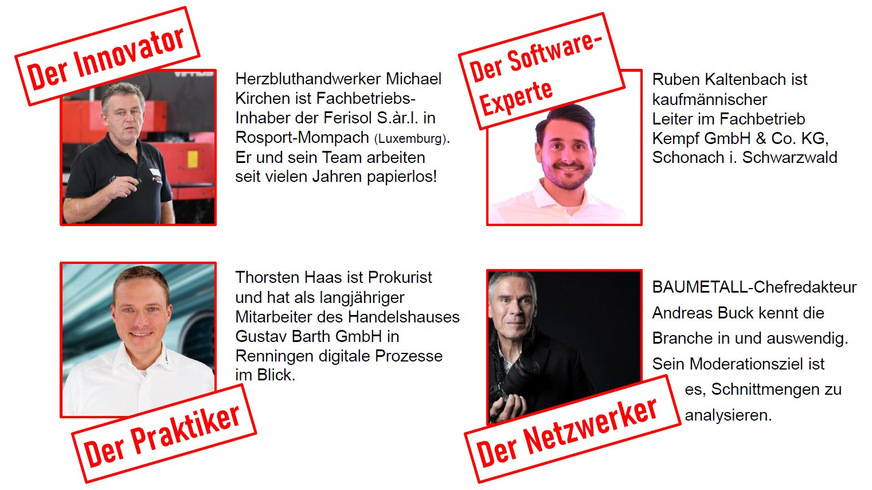 Die Akteure der Podiumsdiskussion