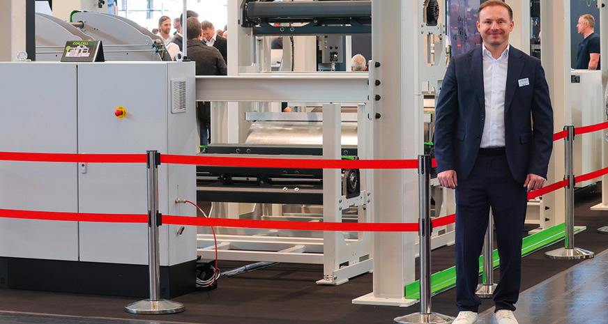 Norbert Wiesinger an der neuen Forstner-Coilcell von Cidan