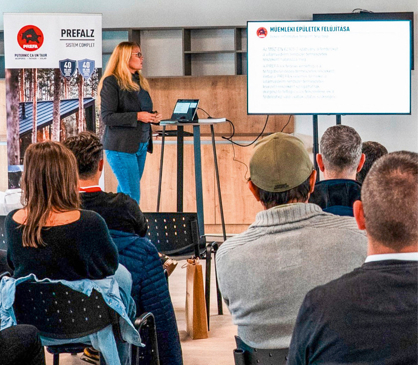Theorieschulung mit Judit Nemere von Prefa