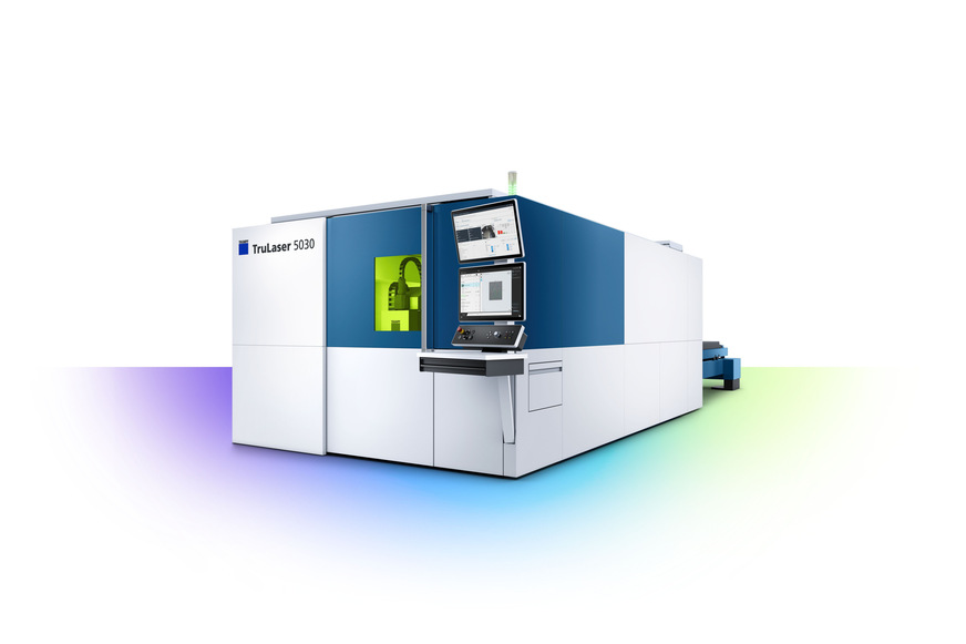 Die neue TruLaser 5000 soll Abläufe in der Blechbearbeitung noch transparenter machen. Dafür sorgen integrierte Kameras, Sensorik und eine kontinuierliche Statusüberwachung.