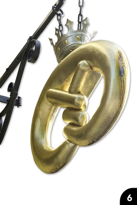 „Kringel“, Kupferlegierung, Treibtechnik, Falztechniken, Drahteinlagen, Wulsten, Lötverbindungen