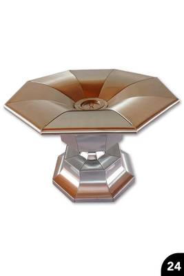 „Tischgrill“, Titanzink und Edelstahl, Falztechnik, Wulstabschlüsse, Löttechnik