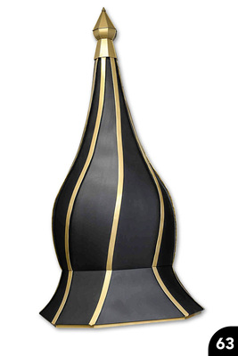 „Turmmodell“, Farbaluminium, Falz- und Leistentechnik