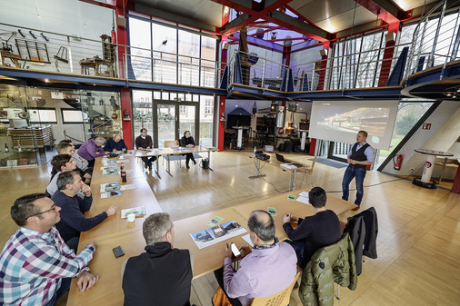 Kupferexperte Matthias Schoppe (Aurubis) informiert über Kupferlegierungen
