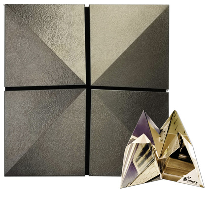 Rimex-Edelstahl ist in zahlreichen glatten und geprägten Oberflächen in verschiedenen Farben lieferbar