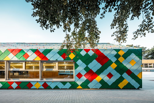 An der Gestaltung der Muster waren die Schüler maßgeblich beteiligt