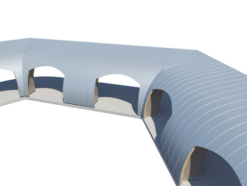 Visualisierung im Detail mit Faltenkehle