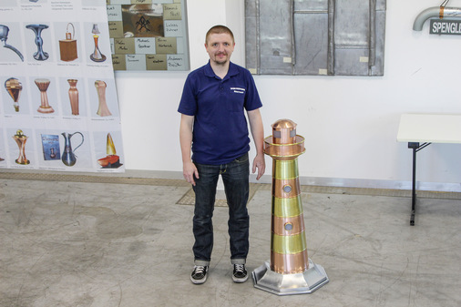Bi-Metall-Leuchtturm von Michael Frauenholz