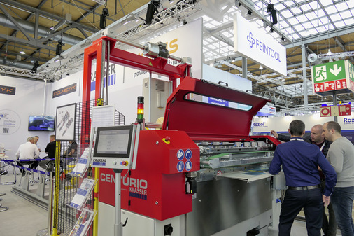 Blick in den Schnittbereich des Centurio-Coillagers mit Spaltanlage von Krasser