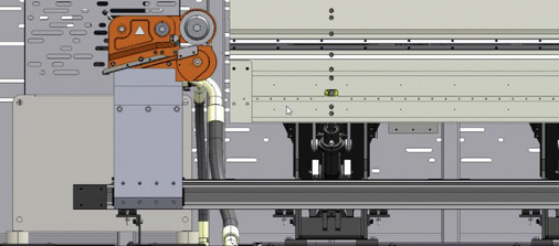 Schematische Darstellung der neuen Jorns-Rollenschere