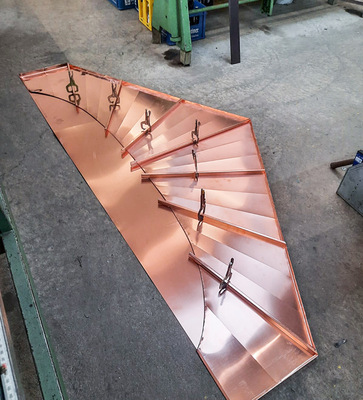 Finaler Test: Gaubenspiegel vor der Montage