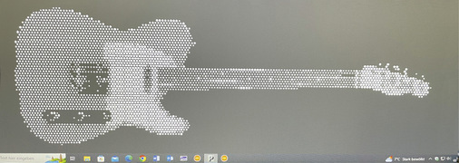 Bildschirmentwurf der gelochten Rückwand des Ständers 