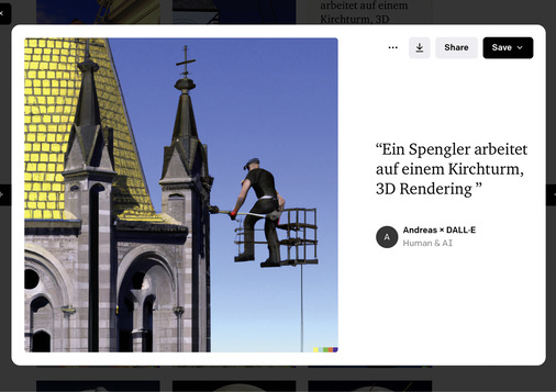 Ungenau gefragt oder keine Ahnung? Diese Bildanfrage wurde von der KI ­unbefriedigend beantwortet bzw. umgesetzt