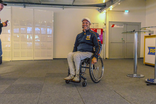 Para-Sportler Andreas Kapfinger überzeugte  mit seiner besonderen Lebensgeschichte - © Bild: BAUMETALL
