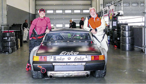 Max und Hans-Ulrich Kainzinger verbindet neben der Firma Enke auch die gemeinsame Faszination für den Motorsport