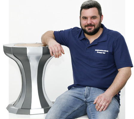 Auf soliden Sockel baut Christopher Vogel