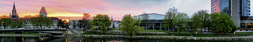 Blick auf das Congress-Centrum Ulm, wo im Januar 2024 der 20. Deutsche Klempnertag stattfindet - © Bild: reichdernatur - stock.adobe.com
