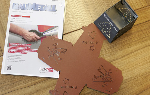  Dank moderner Stanztechnik bereitet auch das Anfertigen typischer Weihnachtsgeschenke kein Kopfzerbrechen mehr