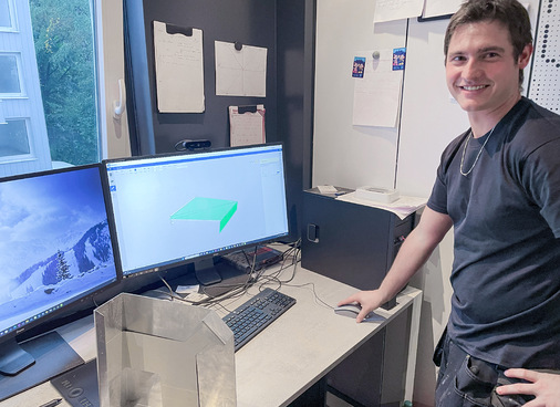 Digitale Spenglertechnik macht auch dem Nachwuchs Spaß. Stefan ­Adelsberger jun. erklärt im Video, wie moderne Software dem Fachkräftemangel entgegenwirkt