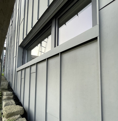 Auch die Detailpunkte an den Fenstern fügen sich homogen in das Gesamtbild der Fassade ein