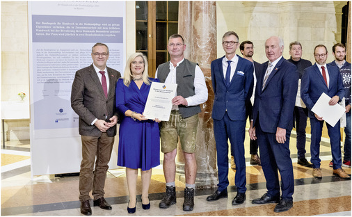 Preisverleihung des Bundespreises für Handwerk in der Denkmalpflege 2023