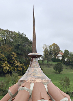 Handgefertigte Turmspitze 