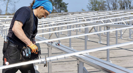 Das ­Vario-LB-System lässt sich mit geringem Kraftaufwand montieren