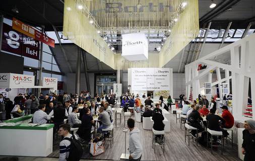 Blick auf den Messestand von Gustav Barth GmbH